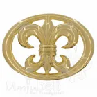 Design Gürtelschnalle Lilie gold von Umjubelt